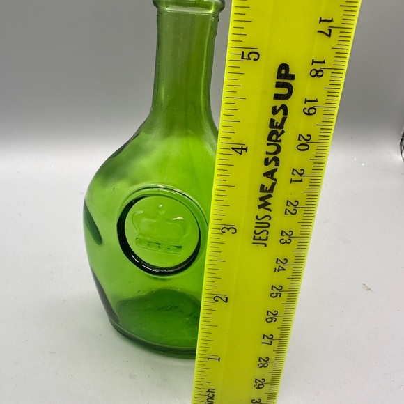 Wheaton vintage Green Glass Decorative Vase - Picture 3 of 7